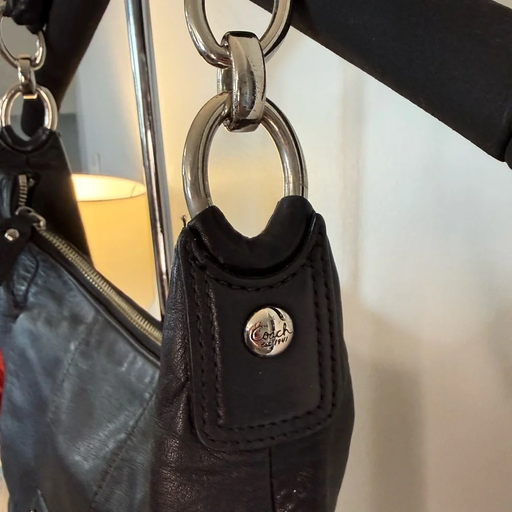 Coach Kristen Leather Shoulder Bag